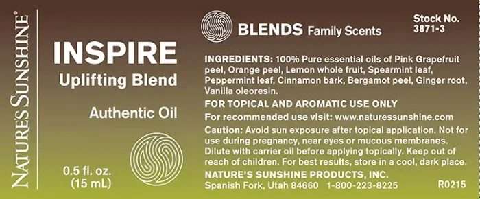 INSPIRE Uplifting Authentic Essential Oils Blend - Image 2