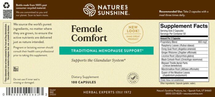 female comfort