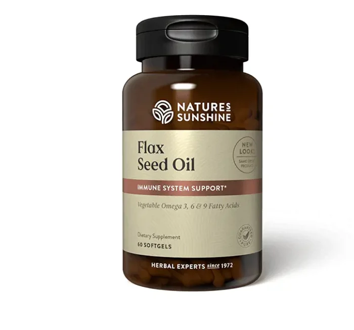 Lus1583_flax-seed-oil_bottle-1-1024x954-724 Flax Seed Oil w/ Lignans - Image 1