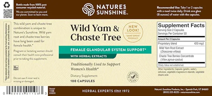 Wild Yam & Chaste Tree - Image 3