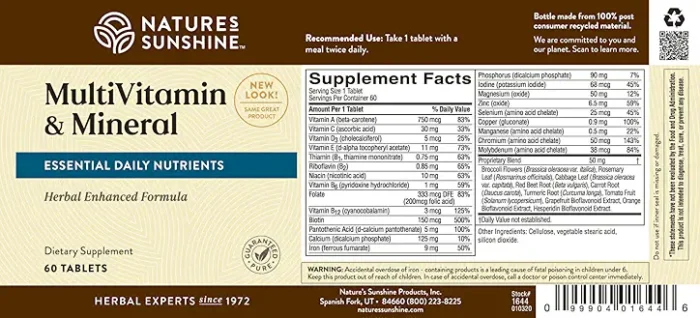 Multiple Vitamin & Mineral, SynerPro® - Image 3