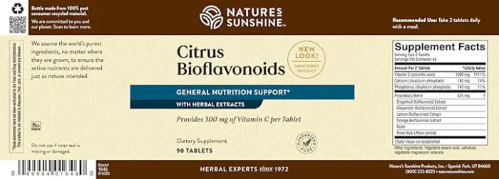 Vitamin C Citrus Bioflavonoids - Image 3