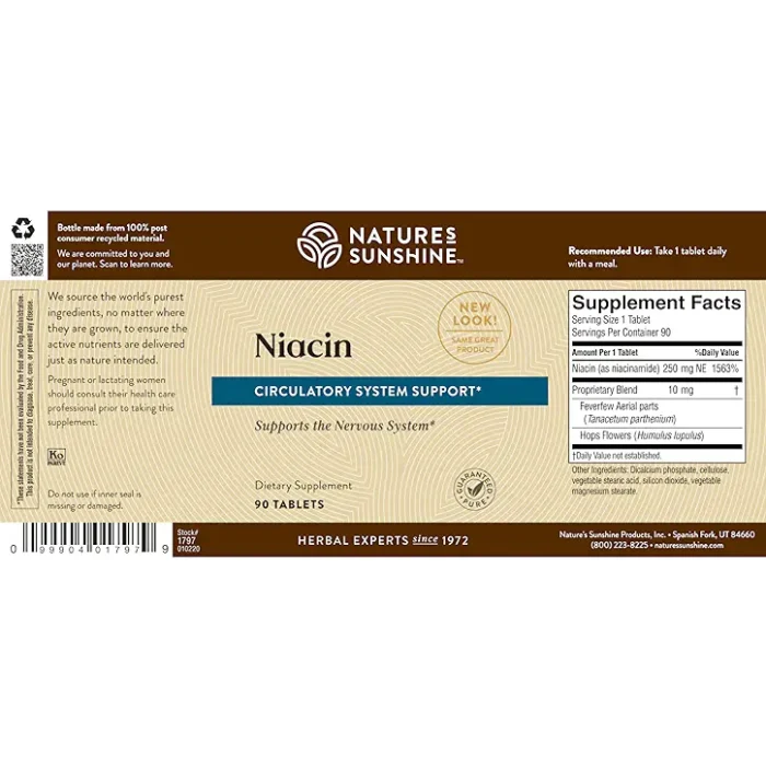 Niacin (250 mg) - Image 3