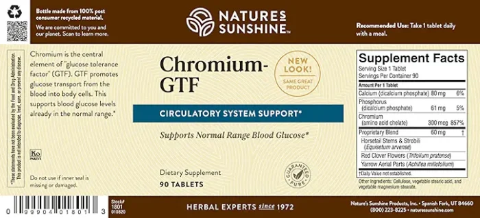 Chromium GTF (300 mcg) - Image 4