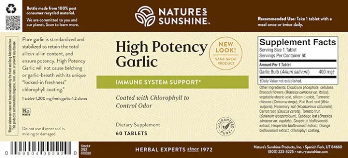 292-724 Garlic, High Potency SynerPro® - Image 5