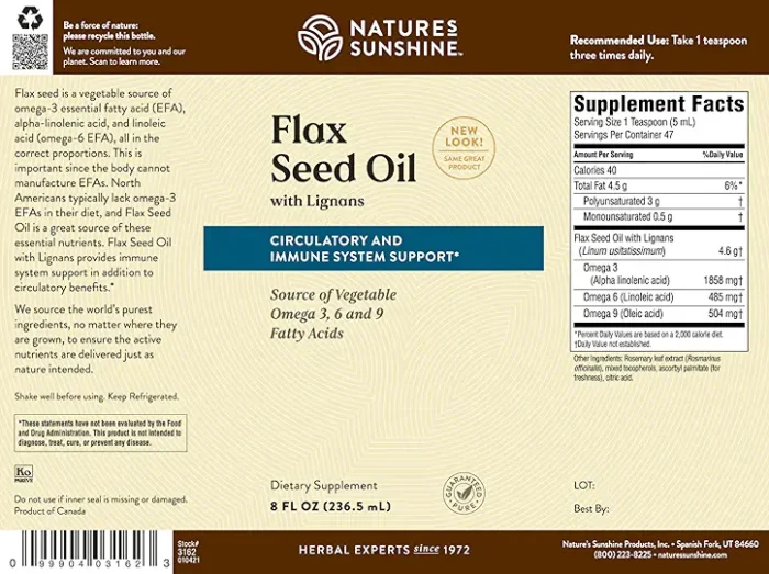 Flax Seed Oil Liquid - Image 3