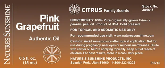 Pink Grapefruit Authentic Essential Oil - Image 2