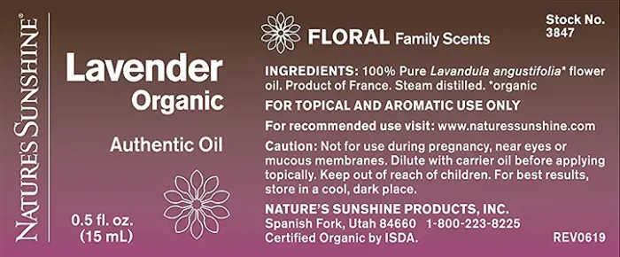 3847_Small-724 Lavender Authentic Essential Oil, Organic - Image 2