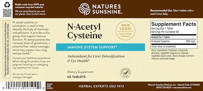 N-Acetyl Cysteine (300 mg) - Image 3