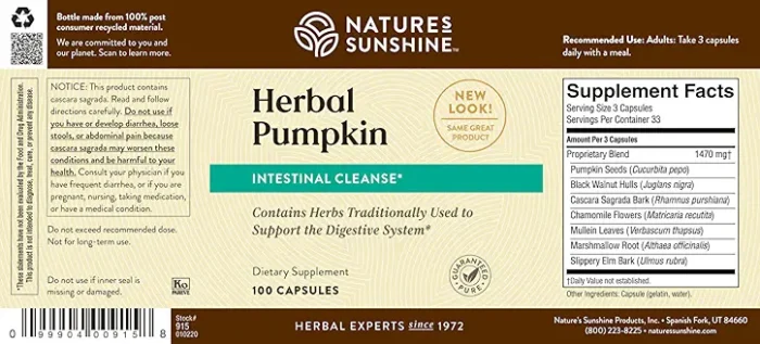 Herbal Pumpkin (Colon and Intestinal Health) - Image 4