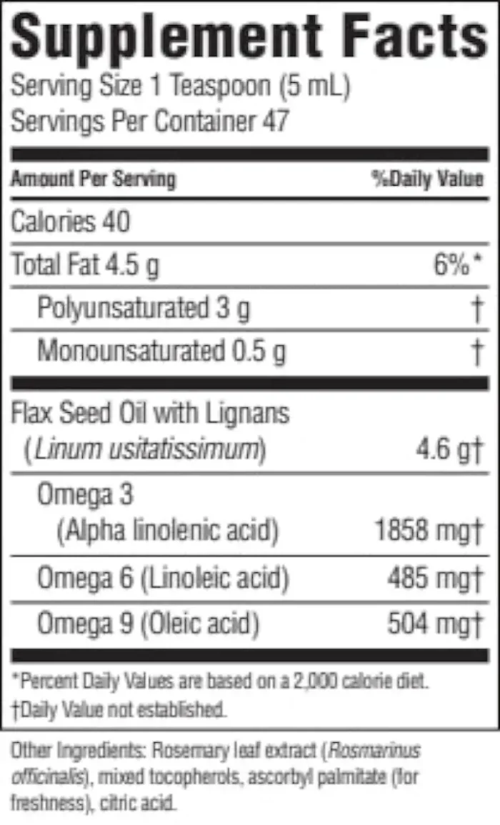 Flax Seed Oil Liquid - Image 2