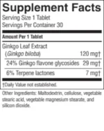 Ginkgo Biloba Extract Time Release - Image 2