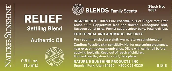 RELIEF Settling Authentic Essential Oil Blend - Image 2