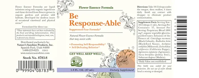 Be Response-Able (Suppressed Fear Formula) - Image 2