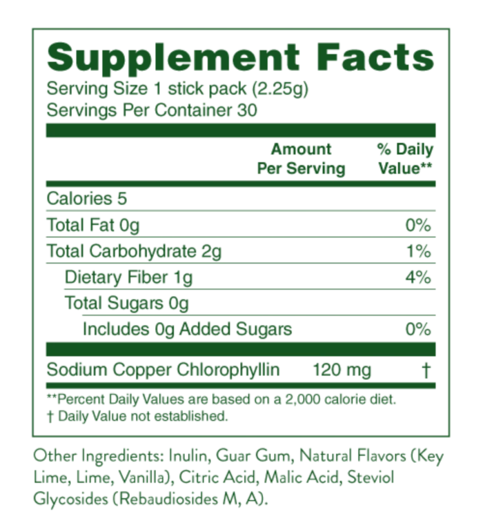 Free Chlorophyll Single Trial Pack - Image 3